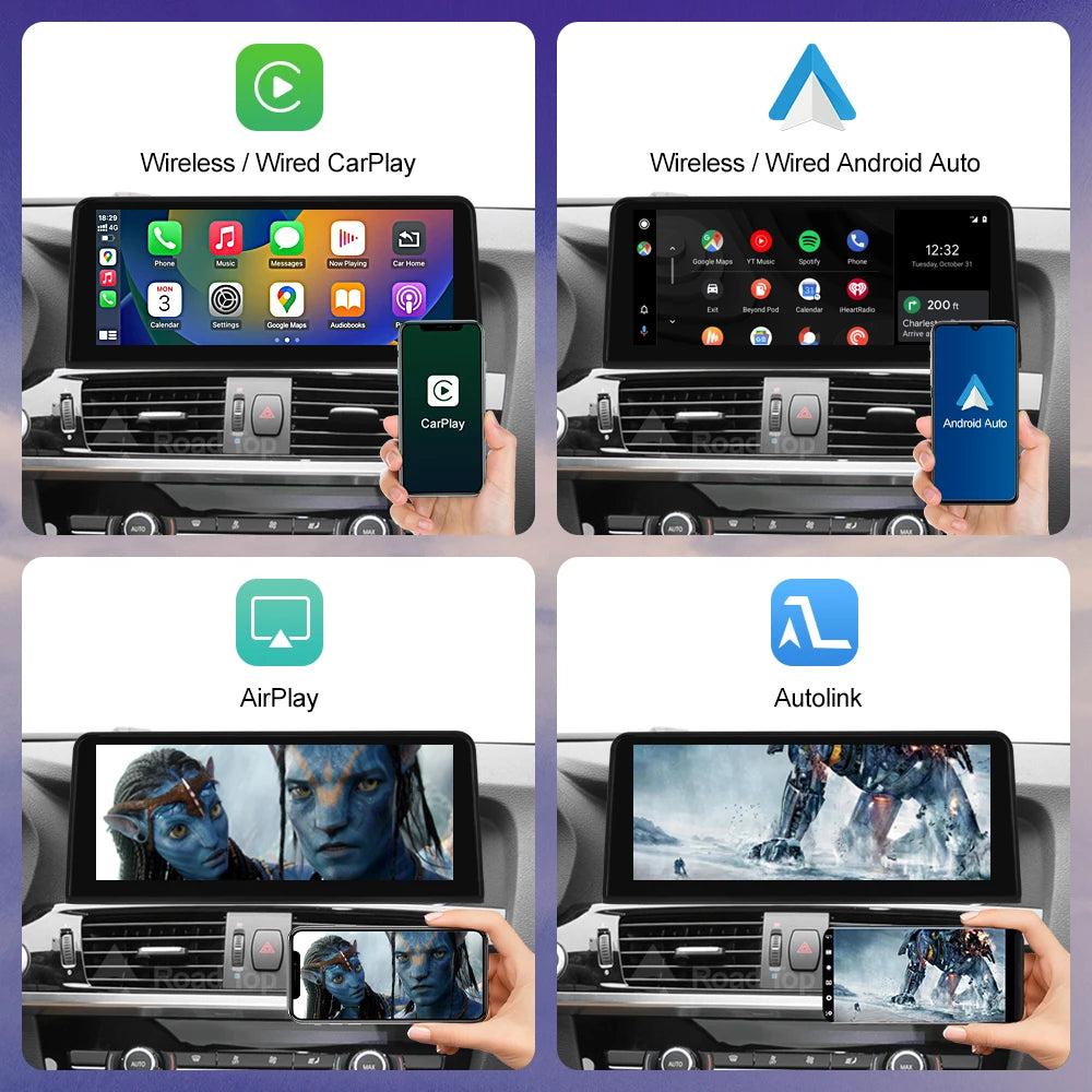 BMW X3 F25 F26 10.25" Android Multimedia Display | CarPlay & Android Auto