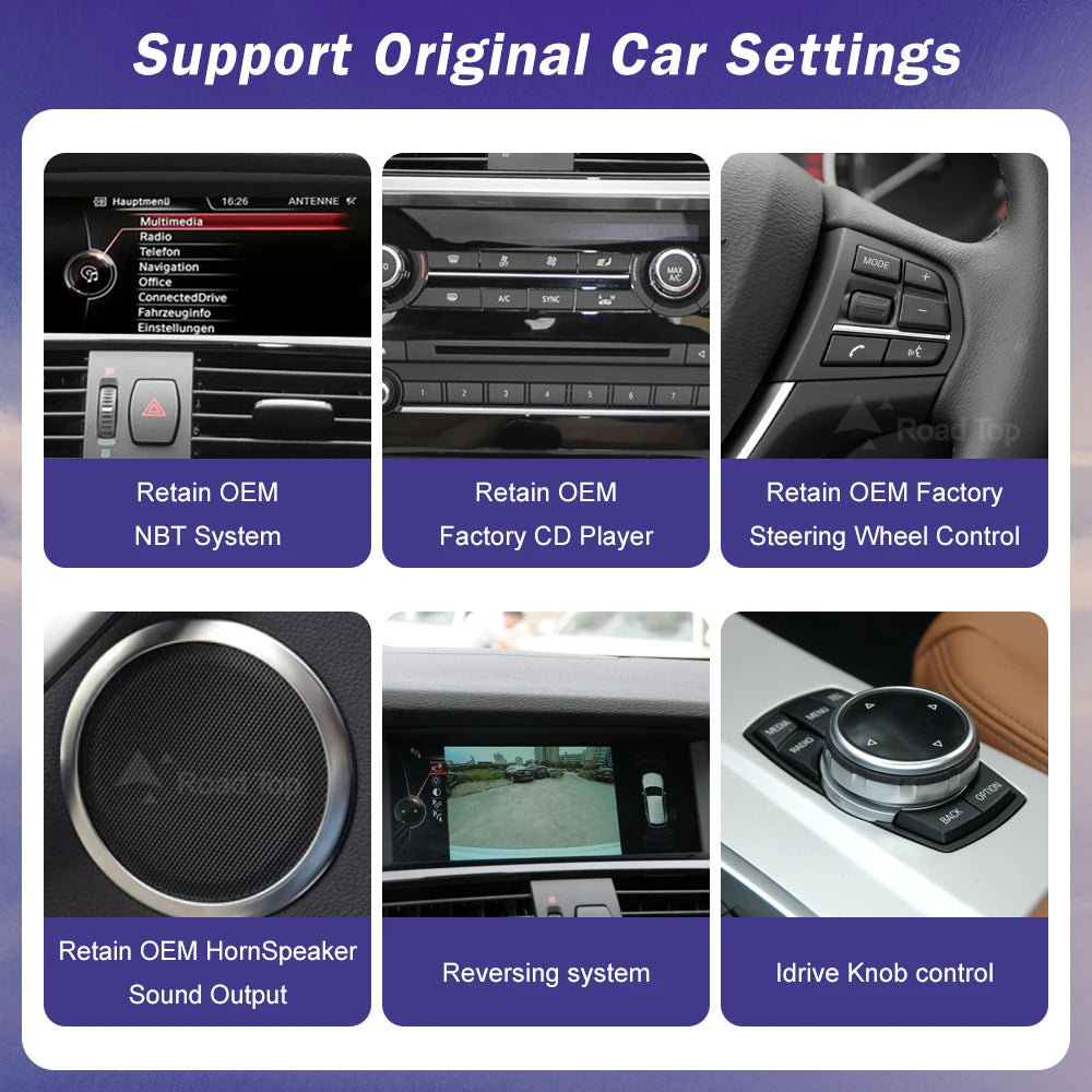BMW X3 F25 F26 10.25" Android Multimedia Display | CarPlay & Android Auto
