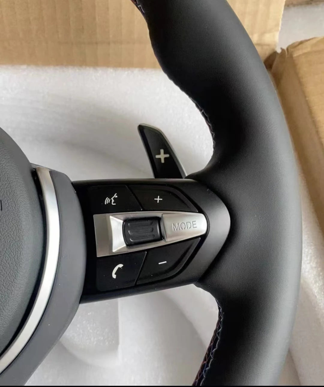 Premium Leather Steering Wheel For BMW